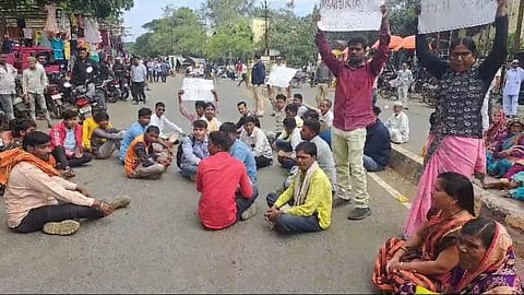 mahadev koli samaj andolan at buldhana