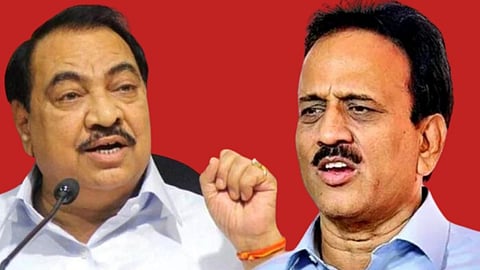 Eknath khadse and girish mahajan 