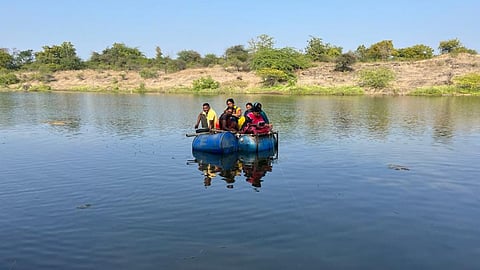Risky Traveling In River