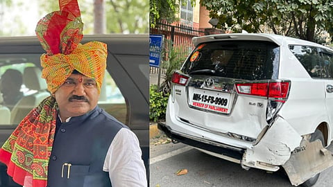  MP Hemant Godse Car Accident Delhi