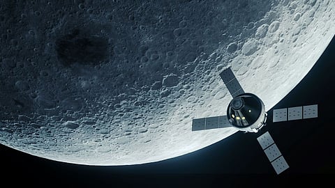 Spacecraft Land On Moon