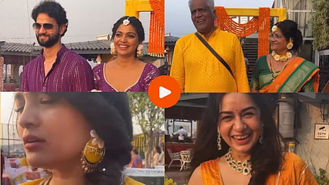 Pooja- Siddhesh Haldi Ceremony