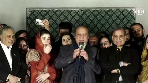 Pakistan Muslim League (N) leader Nawaz Sharif 