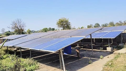 solar panel issue dewhadi gram panchayat near bhandara 