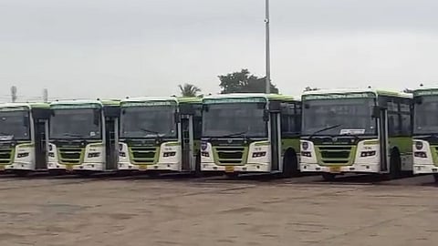 employees strike interrupts nashik city link bus service since 7 days 