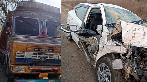 youth from malkapur buldhana passed away four injured in a road accident