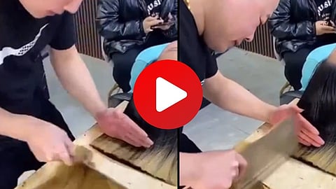 Haircut With a Knife