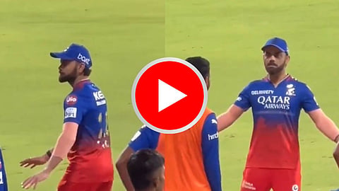 ipl 2024 virat kohli dance during csk vs rcb match video went viral  