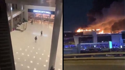 Moscow terrorist attack video
