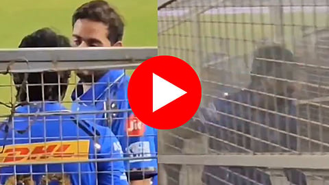  ipl 2024 srh vs mi hardik pandya and akash ambani chat video viral  