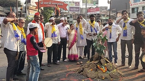 kolhapur aam aadmi party condemns cm arvind kejriwal arrest 