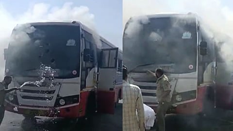 Nandurbar Bus Fire 