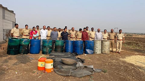 illegal liquor of over rs 5 lakh seized by excise department in dharashiv