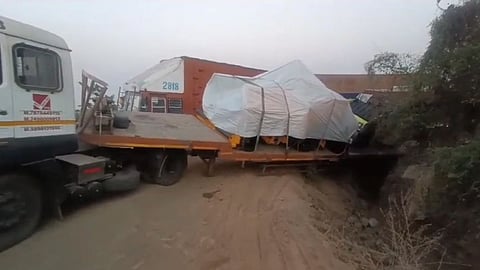 traffic jam in karanjali ghat today 