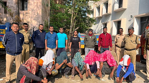 bhandara police charged 7 along with sand and tractors worth rs 36 lakh 56 thousand 
