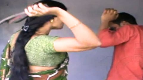 Wife Beats Husband