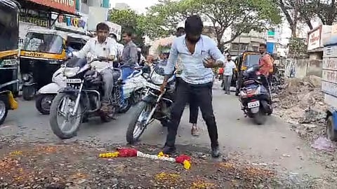 citizens protest against solapur muncipal corporation