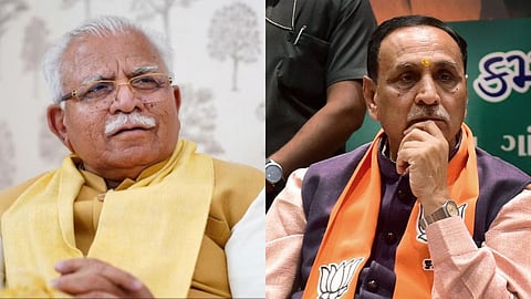 Manoharlal Khattar And Vijay Rupani