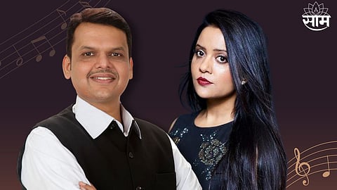 Devendra Fadnavis And Amruta Fadnavis  