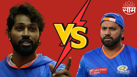 hardik pandya vs rohit sharma