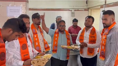 MNS Protest Against Pune University Canteen