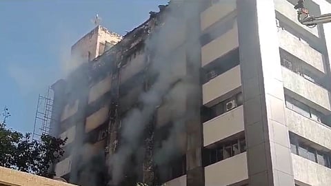 massive fire government  Pensions Department office Mumbai BKC area