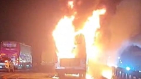 Bus Fire 