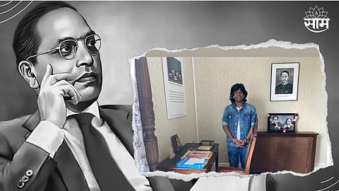 Gaurav More Shared Dr Babasaheb Ambedkar Post 