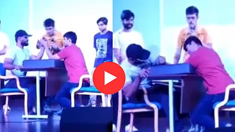 Arm Wrestling Viral Video: 