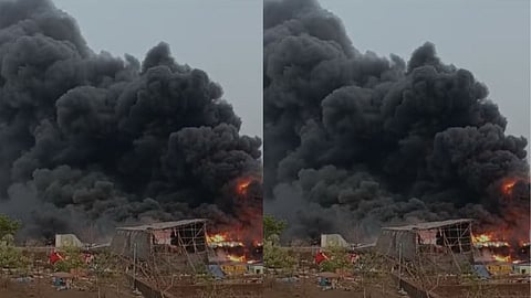 Shahapur Plastic Company Fire