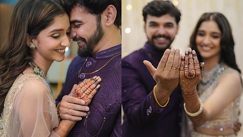 Shivani Sonar And Amber Ganpule Engagement