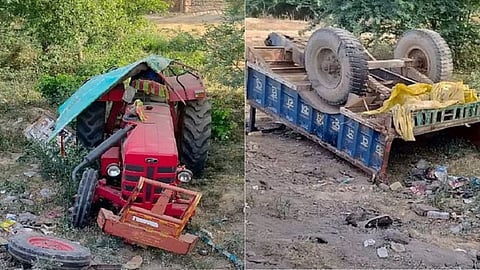 Accident News: भरधाव ट्रकची ट्रॅक्टरला पाठीमागून धडक; भीषण अपघातात ४ महिलांचा जागीच मृत्यू, २४ जखमी