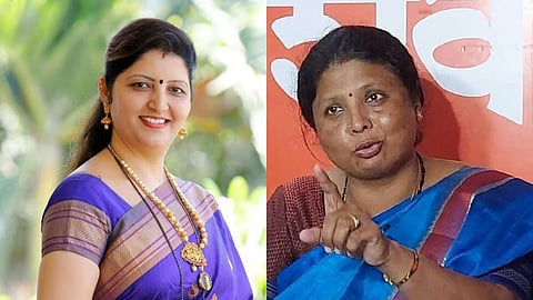 rupali chakankar criticizes sushma andhare raigad lok sabha election 
