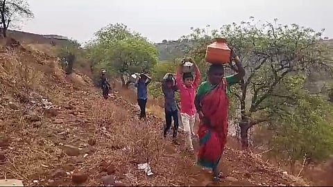 water scarcity in lodewadi near beed