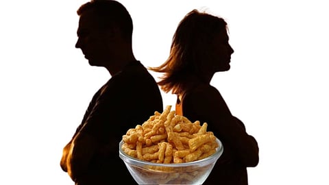Divorce over Kurkure