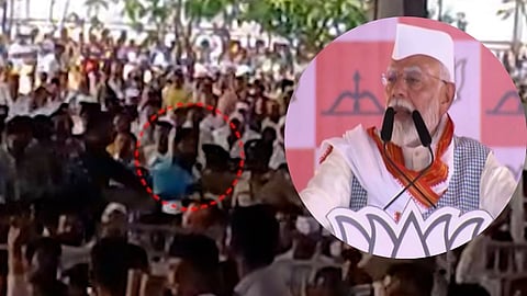 PM Modi Rally: महायुतीच्या प्रचारसभेत तरुण शेतकरी आक्रमक; कांद्यावर बोला शेतकऱ्यांच्या घोषणा 