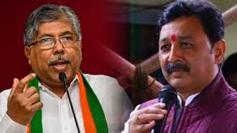 chandrakant patil criticizes sambhajiraje chhatrapati on constitution statement