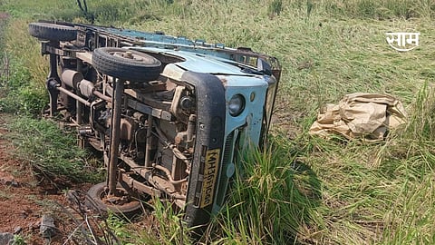 भंडाऱ्यात भीषण अपघात, 27 मजुरांना घेऊन जाणारे वाहन उलटले