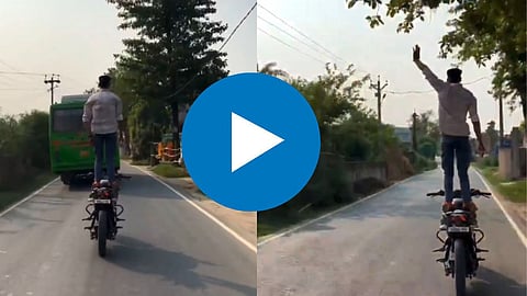 Bike Stunt Viral Video