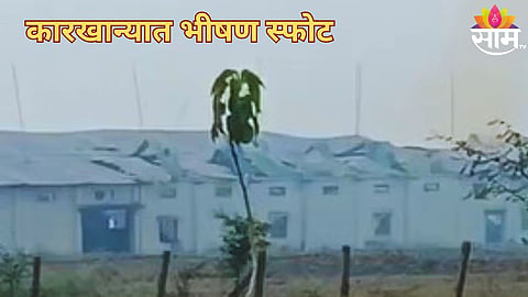 गनपावडर कारखान्यात भीषण स्फोट