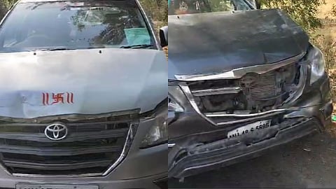 Jalgaon News : शरद पवार यांच्या ताफ्यातील वाहनाला अपघात