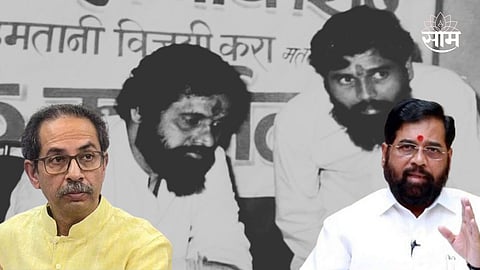 उद्धव ठाकरे यांनी दिघेंना ठाणे जिल्ह्याचं अध्यक्षपद सोडायला भाग पाडलं, मुख्यमंत्री शिंदेंचा गंभीर आरोप