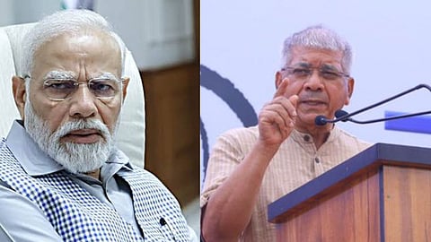 Prakash Ambedkar : PM मोदी दिल्लीतील उपोषणकर्त्या शेतकऱ्यांनाही भेटायला तयार नव्हते; प्रकाश आंबेडकरांची टीका 