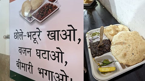 Chole Bhature Viral Post