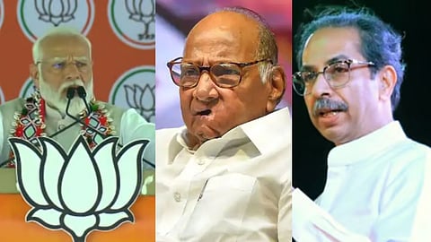PM Narendra Modi : काँग्रेसमध्ये विलीन होण्यापेक्षा एनडीएमध्ये यावं; भरसभेतून PM मोदींची शरद पवार आणि ठाकरेंना ऑफर