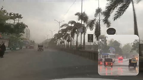 Badlapur- Dombivli Rain: बदलापूर- डोबिंवलीत वादळी वाऱ्यासह तुफान पाऊस, VIDEO मधून बघा पावसाचं रौद्ररूप