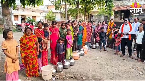 shahapur villagers demands electric dp