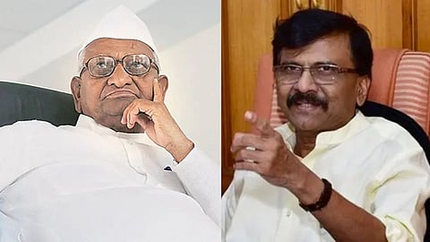 महाराष्ट्रात घोटाळ्यांचा पाऊस, अण्णा हजारे यांनी उपोषणाला बसावं; संजय राऊतांचा सल्ला