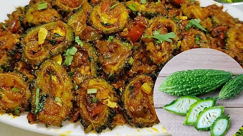 Karlyachi Bhaji Recipe In Marathi