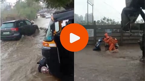 Pune Rain News: मान्सूनपूर्व पावसामुळे पुणेकरांची दाणादाण, तासभराच्या पावसाने रस्त्यांना नदीचे स्वरूप, पाहा VIDEO 